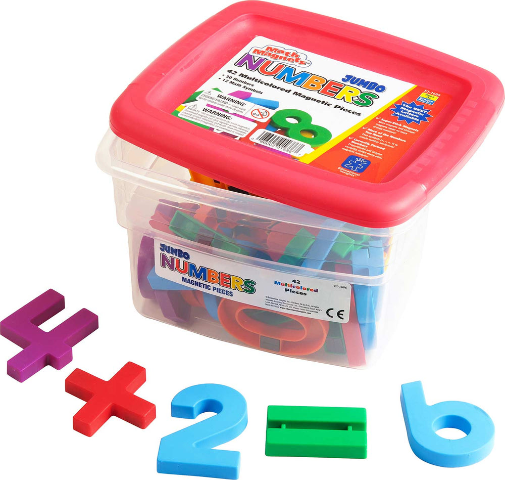 MathMagnets® Jumbo Multicolored 42 Pieces