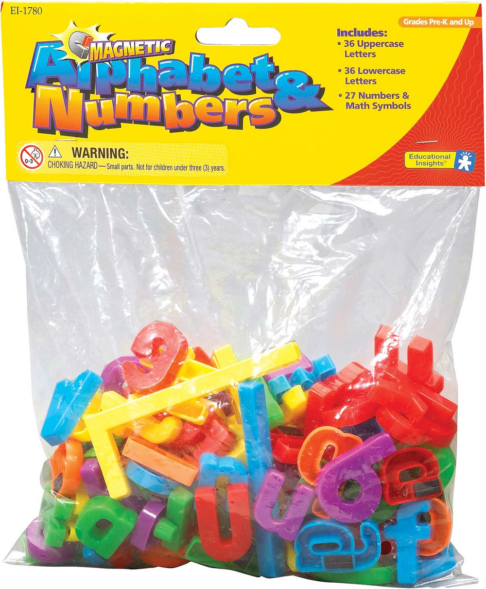 Magnetic Alphabets and Numbers