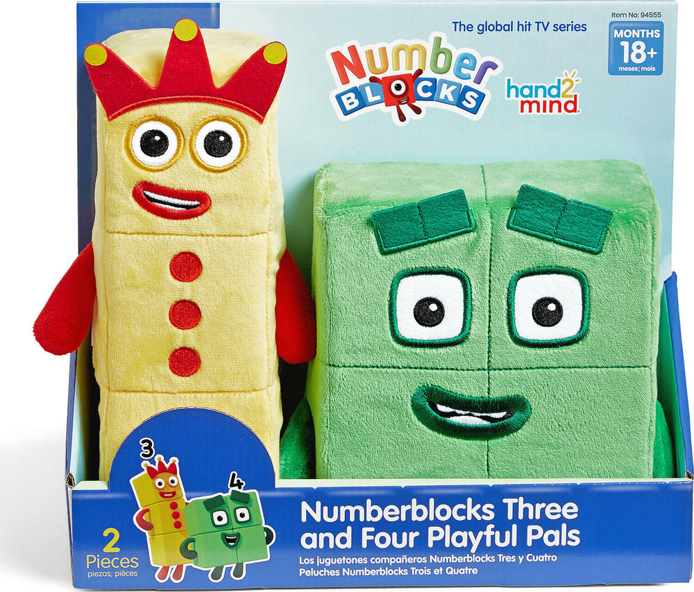 Numberblocks®® Three and Four Playful Pals