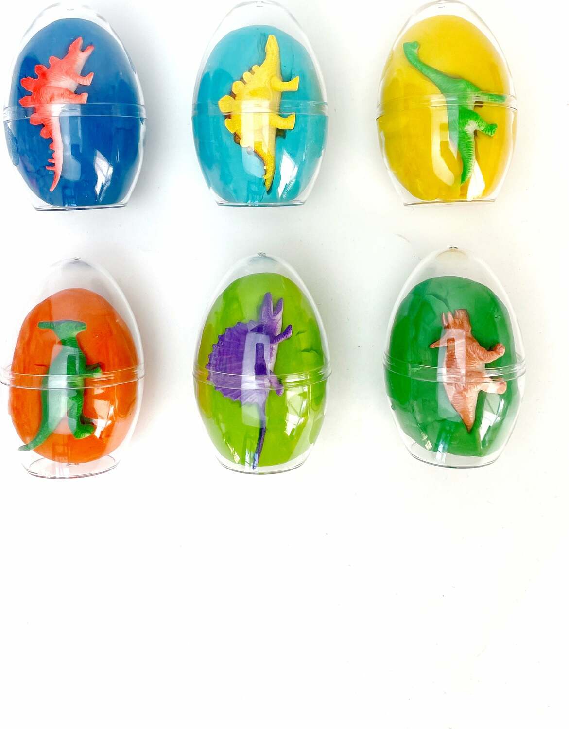 Dino KidDough 4 Oz Filled Eggs 6 Pack