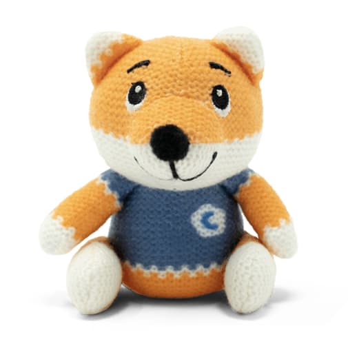 Craftie Fox Yarn Plush Storypod