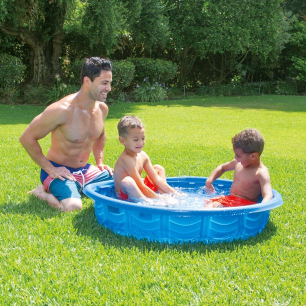 42in Econo Plastic Pool Blue