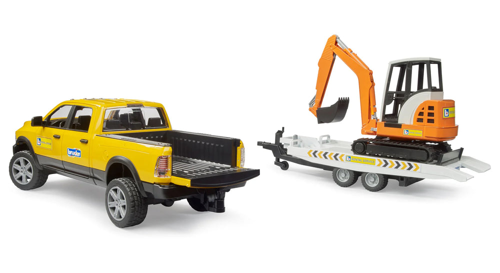 Ram(R)Rental Service Trailer Excavator