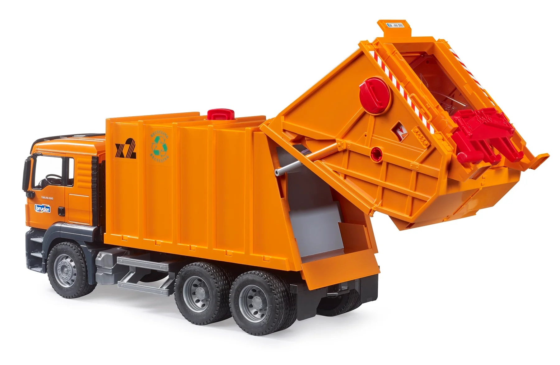 Recycling Truck Green(R) Orange