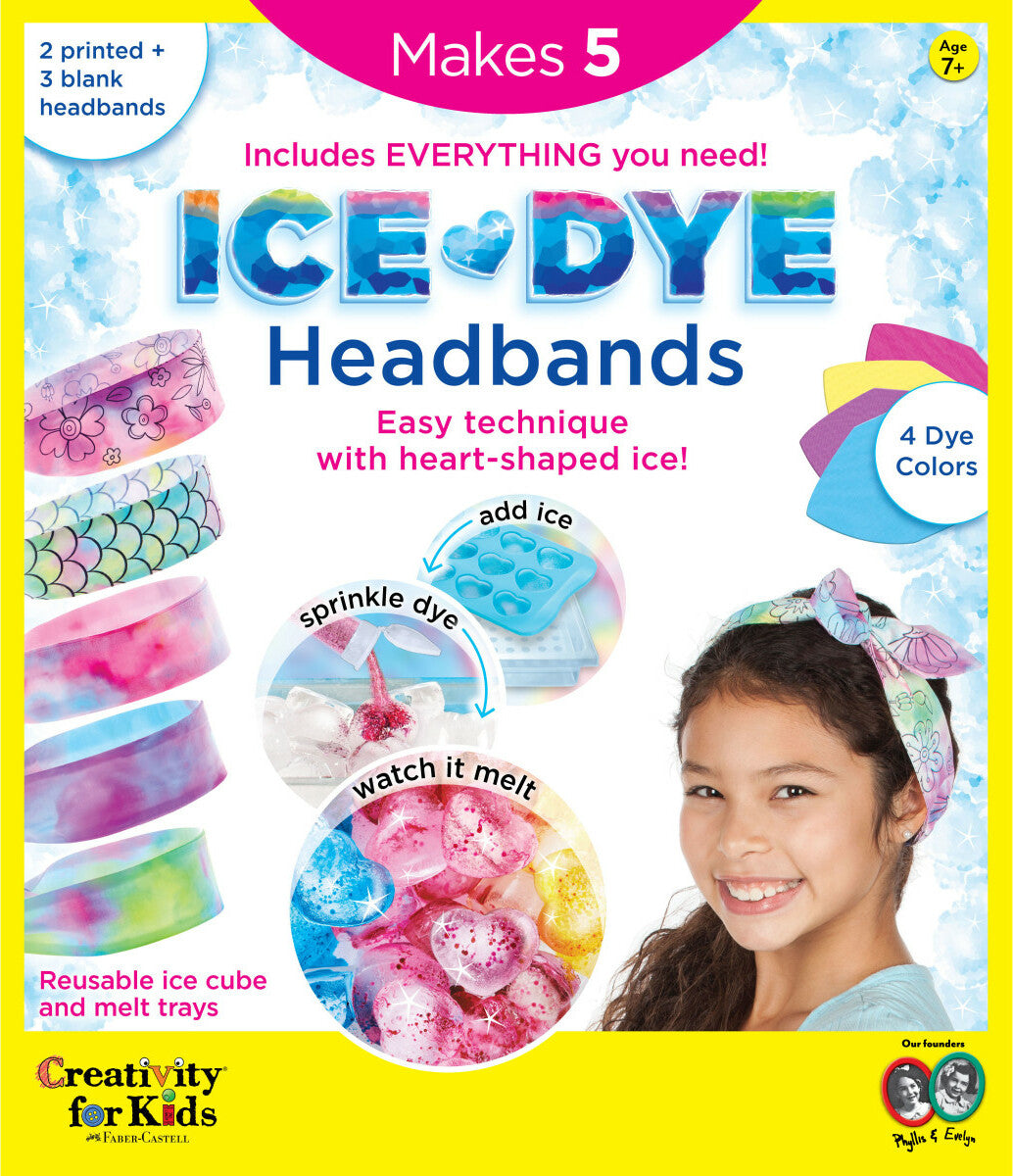 Ice-Dye Headbands