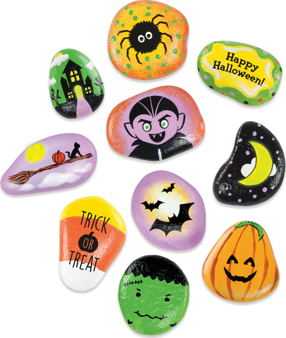 Halloween Hide & Seek Rock Painting