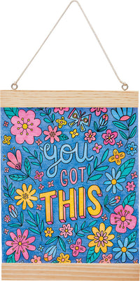 Color by Number Wall Art, "You Got This"