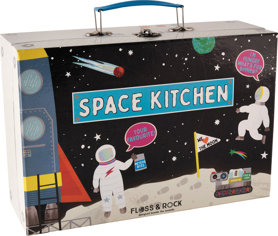 Space Tin Kitchen Set in Rectangular Case