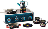 Space Tin Kitchen Set in Rectangular Case