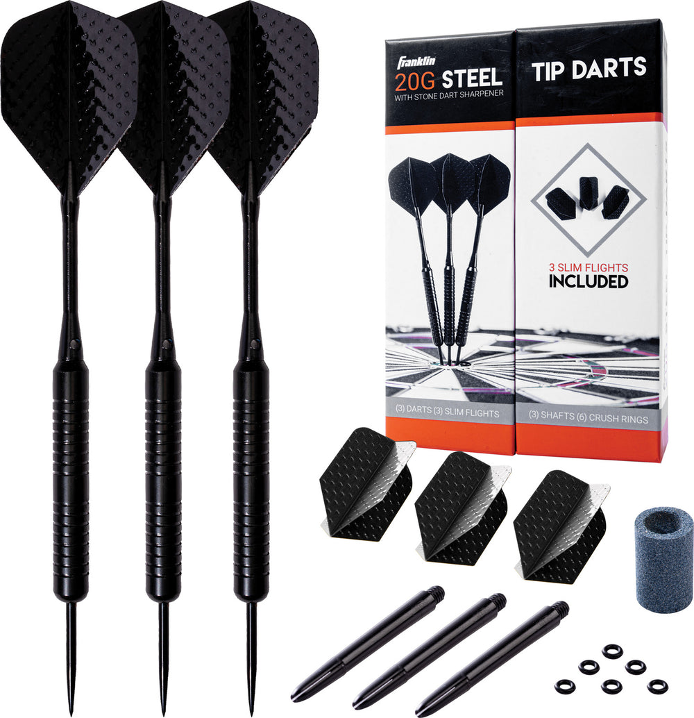 Steel Tip Darts - 20G Black