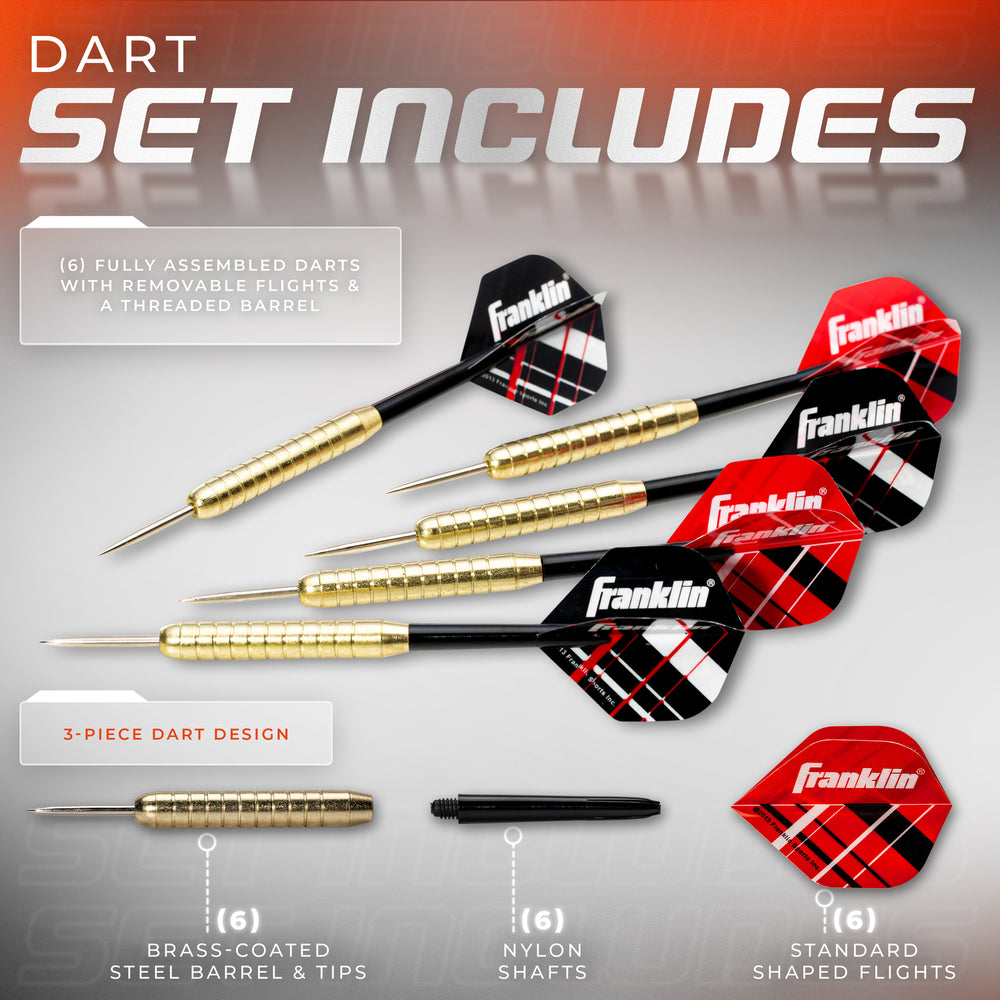 Steel Tip Dart Set 6 Pack