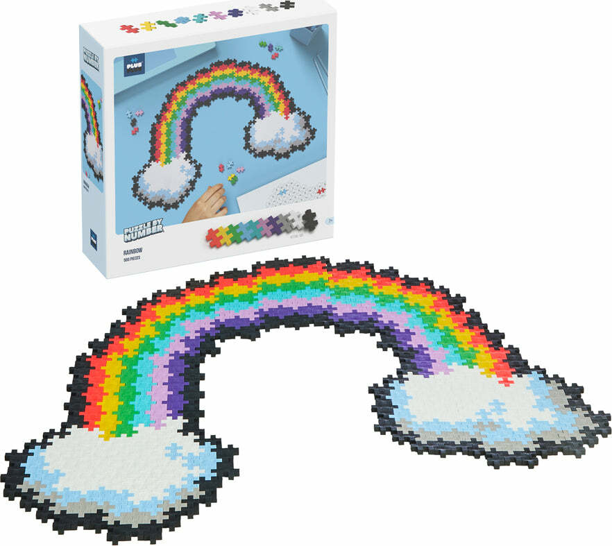 Plus-Plus Puzzle by Number - 500 pc Rainbow