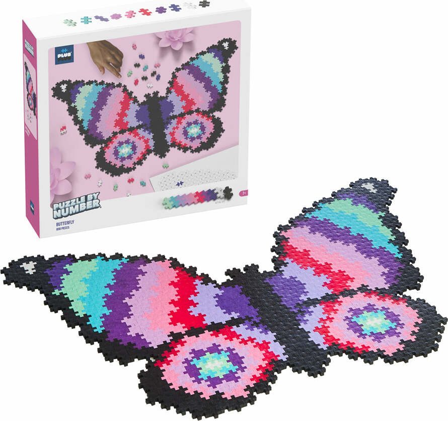 Plus-Plus Puzzle by Number - 800 pc Butterfly