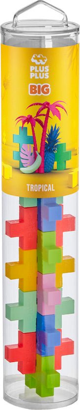 Plus-Plus BIG 15 pc Tube - Tropical