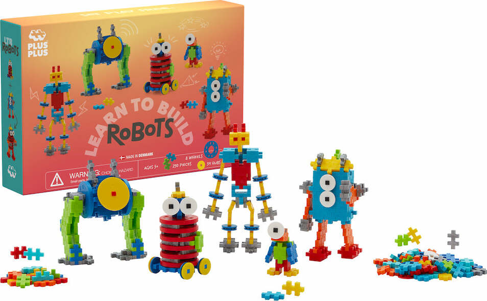 Plus-Plus Learn To Build - Robots 250 pcs