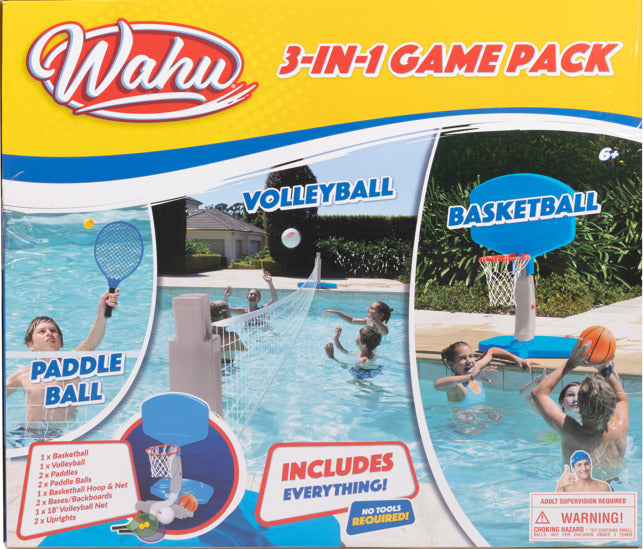 Wahu 3-in-1 Game Pack