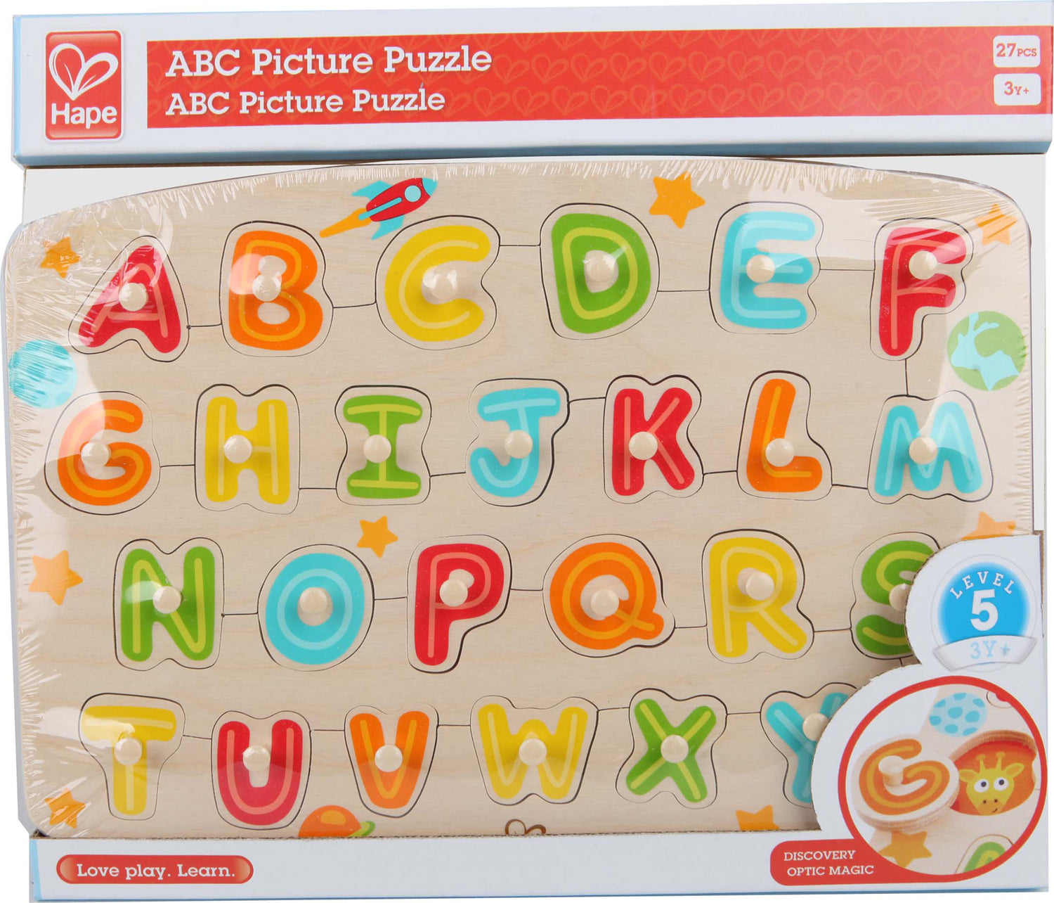 Alphabet Peg Puzzle