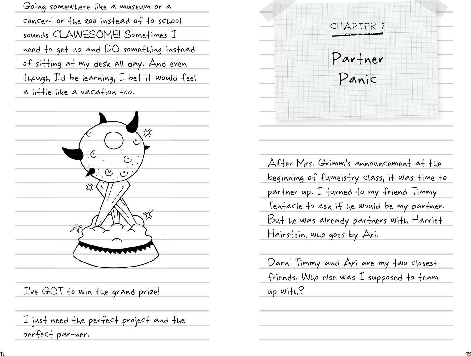 Marvin's Monster Diary 2 (+ Lyssa): ADHD Emotion Explosion (But I Triumph, Big Time), An ST4 Mindfulness Book for Kids