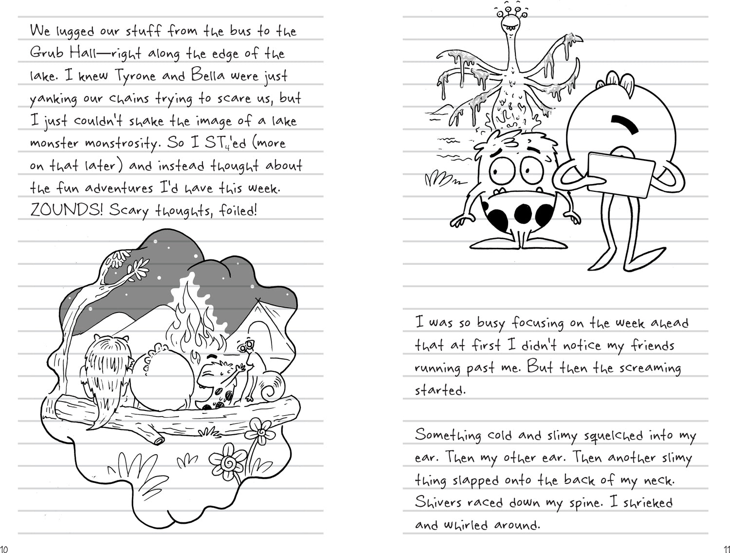 Marvin's Monster Diary 3: Trouble with Friends (But I Get By, Big Time!) An ST4 Mindfulness Book for Kids