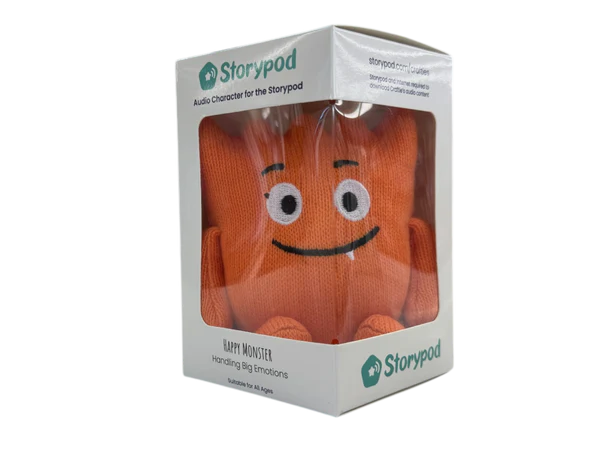 Happy Monster Yarn Plush Storypod