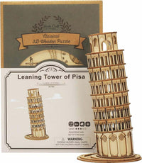 3D Modern Wooden Puzzle - Leaning Tower Of Pisa