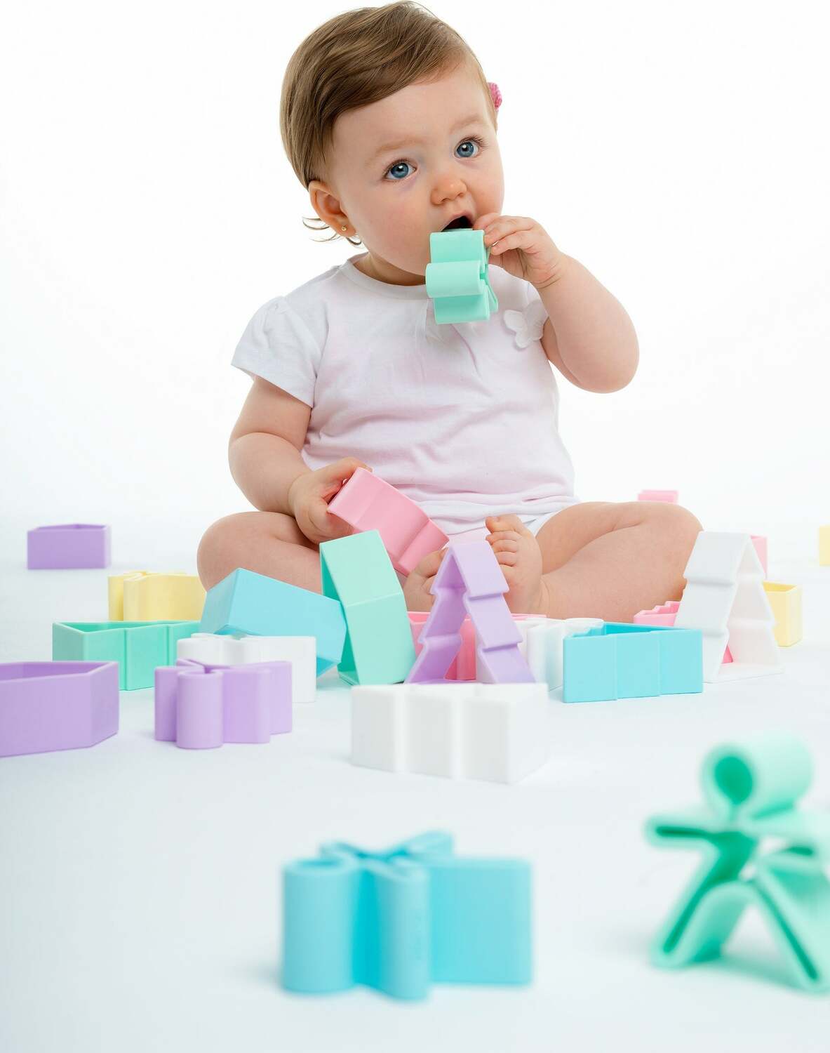 dëna Pastel Kids and Houses 6 Pack