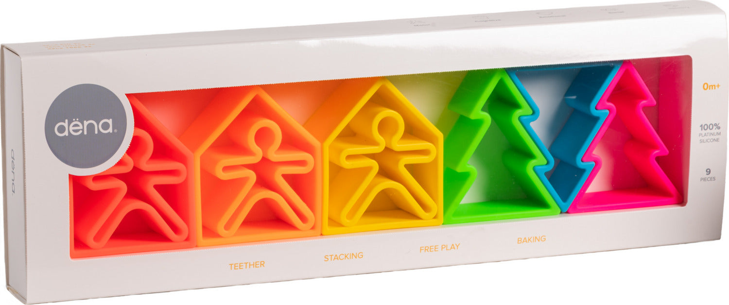 dëna Neon Kids, Houses and Trees 3 Pack