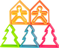 dëna Neon Kids, Houses and Trees 3 Pack