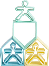 dëna Pastel Kids, Houses and Trees 3 Pack