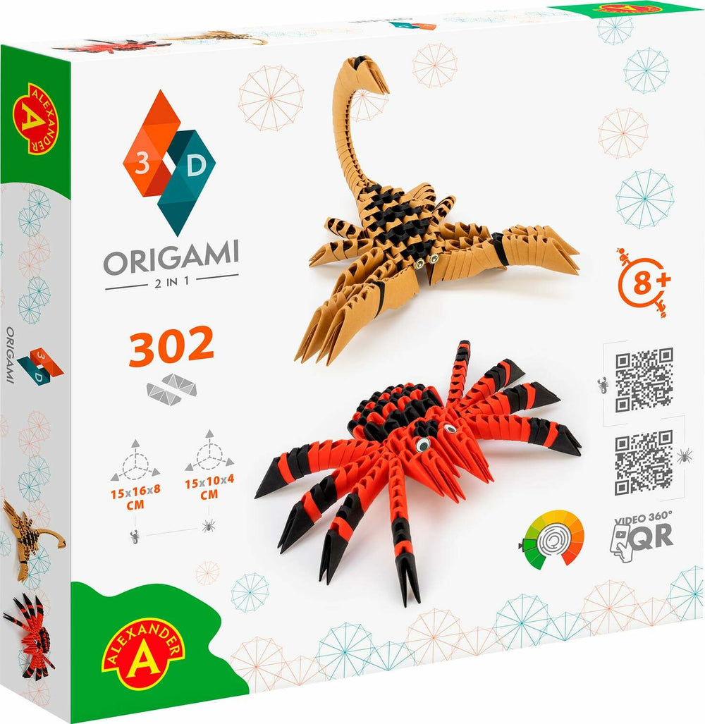 Alexander Origami 3D - Spider and Scorpion