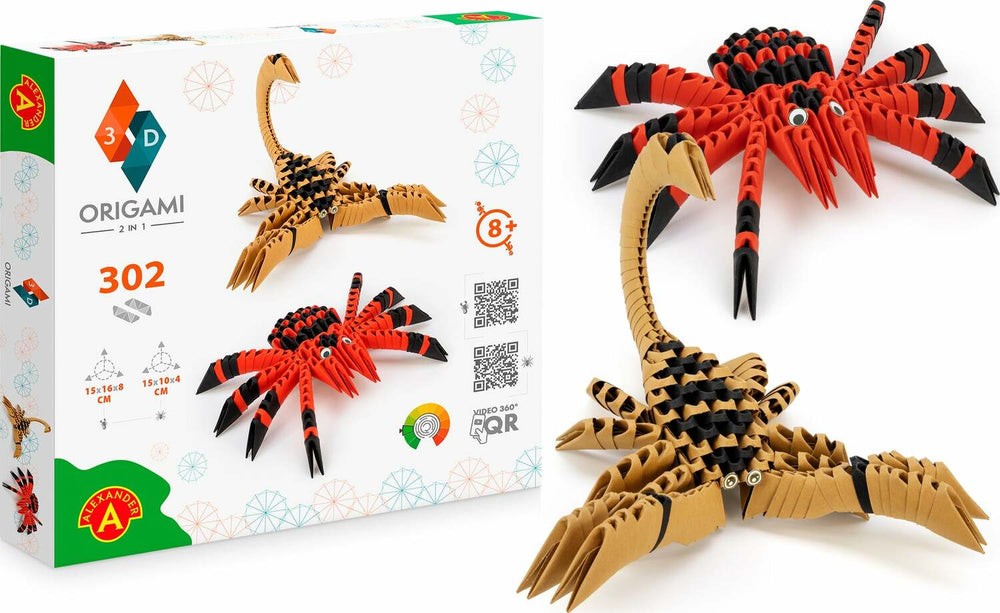 Alexander Origami 3D - Spider and Scorpion