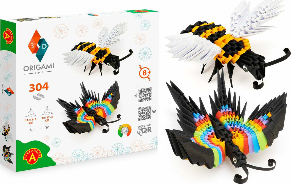 Alexander Origami 3D - Bee and Butterfly