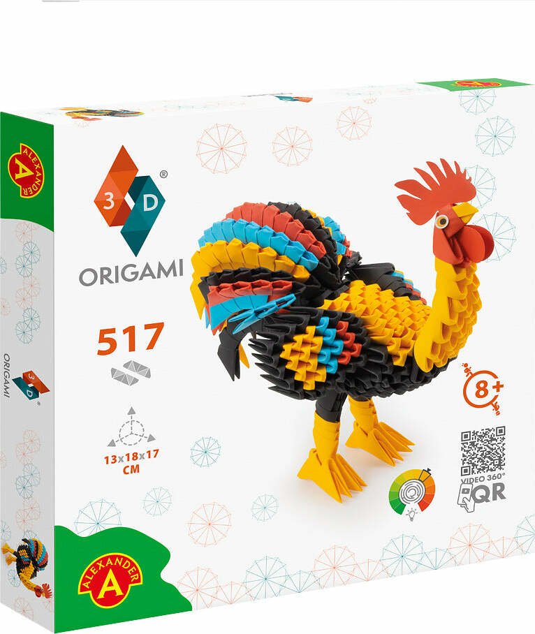 Alexander Origami 3D - Rooster
