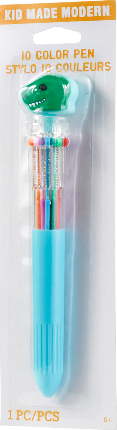 Kid Made Modern 10 Color Pen with Topper - Dino