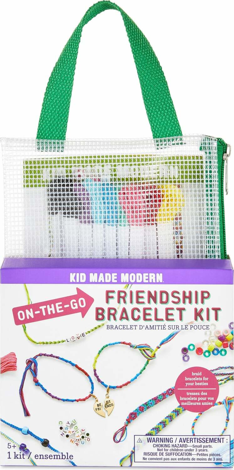 Kid Made Modern On-The-Go Friendship Bracelet Kit