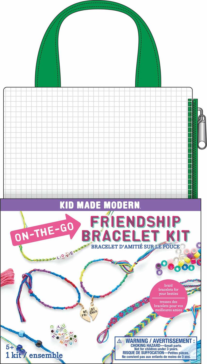 Kid Made Modern On-The-Go Friendship Bracelet Kit