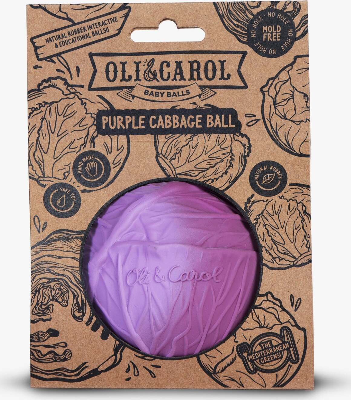 OLI&CAROL Purple Cabbage Baby Ball