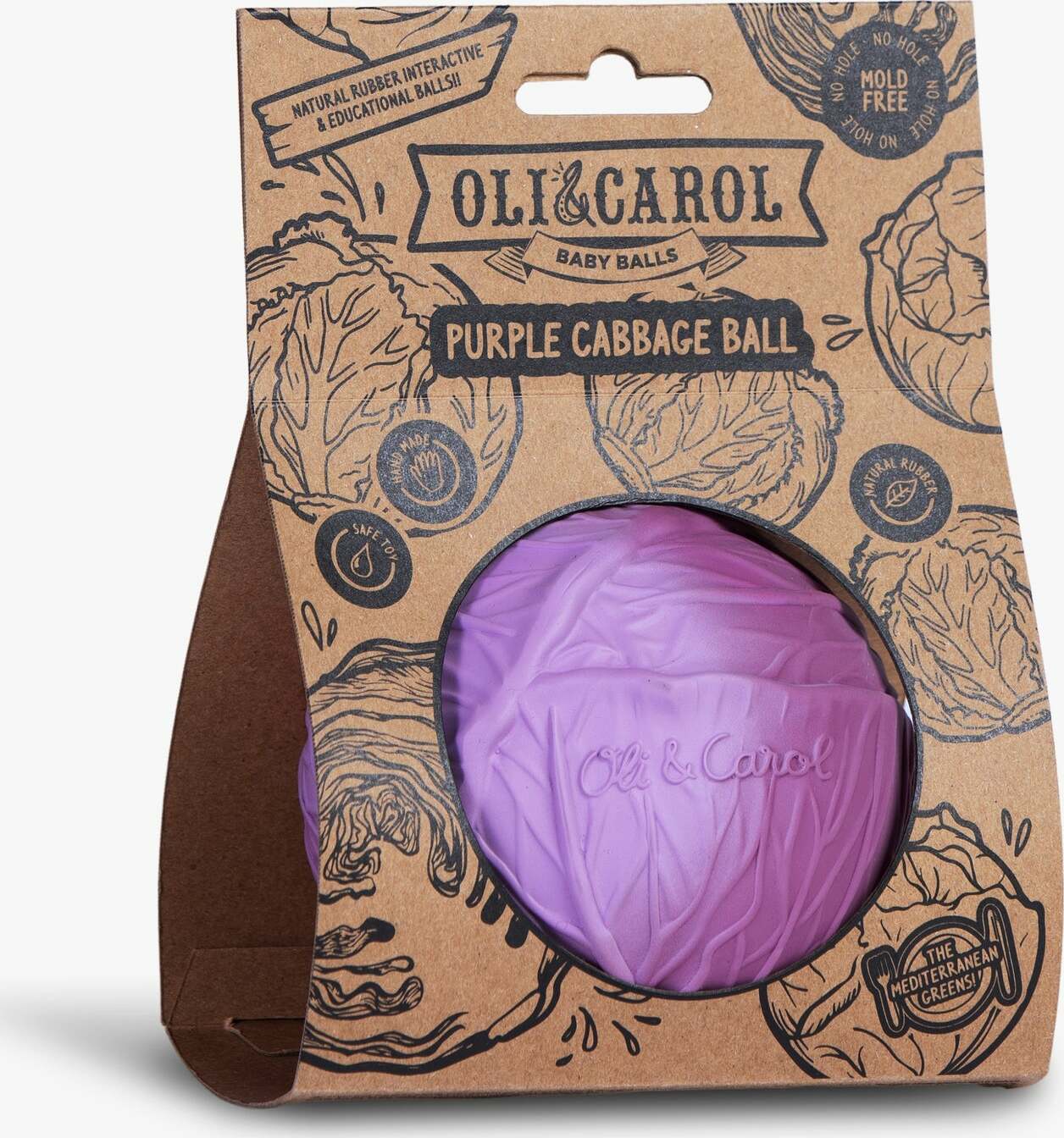 OLI&CAROL Purple Cabbage Baby Ball