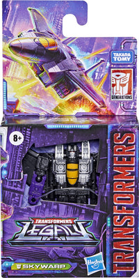 Transformers: Legacy Transformers Toys Generations Legacy Core Skywarp Action Figure - 8 and Up, 3.5-inch