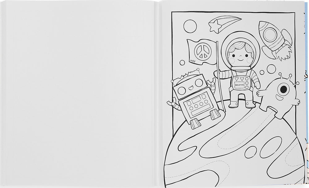 Color-in Book: Outerspace Exp