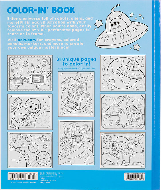 Color-in Book: Outerspace Exp