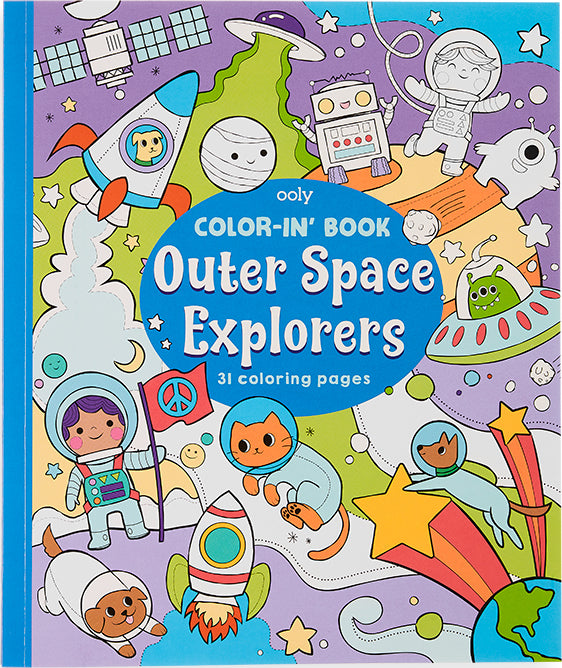 Color-in Book: Outerspace Exp