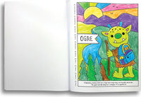 Color By Numbers Coloring Book - Mythical Friends