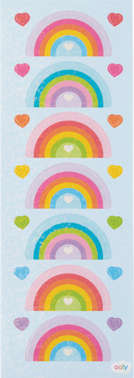 Stickiville Rainbow Love Stickers - Holographic