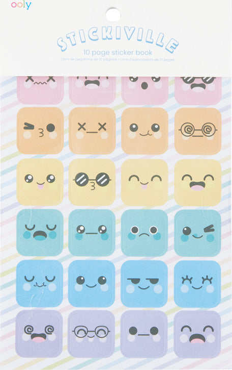 Stickiville Cute Expressions Sticker Book