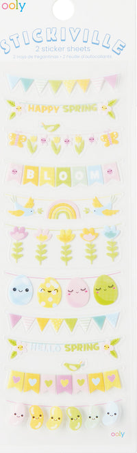 Stickiville Skinny - Spring Banners (Clear)