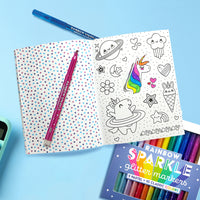 Stickiville Color-In' Sticker Book: Cute-A-Licious Doodles