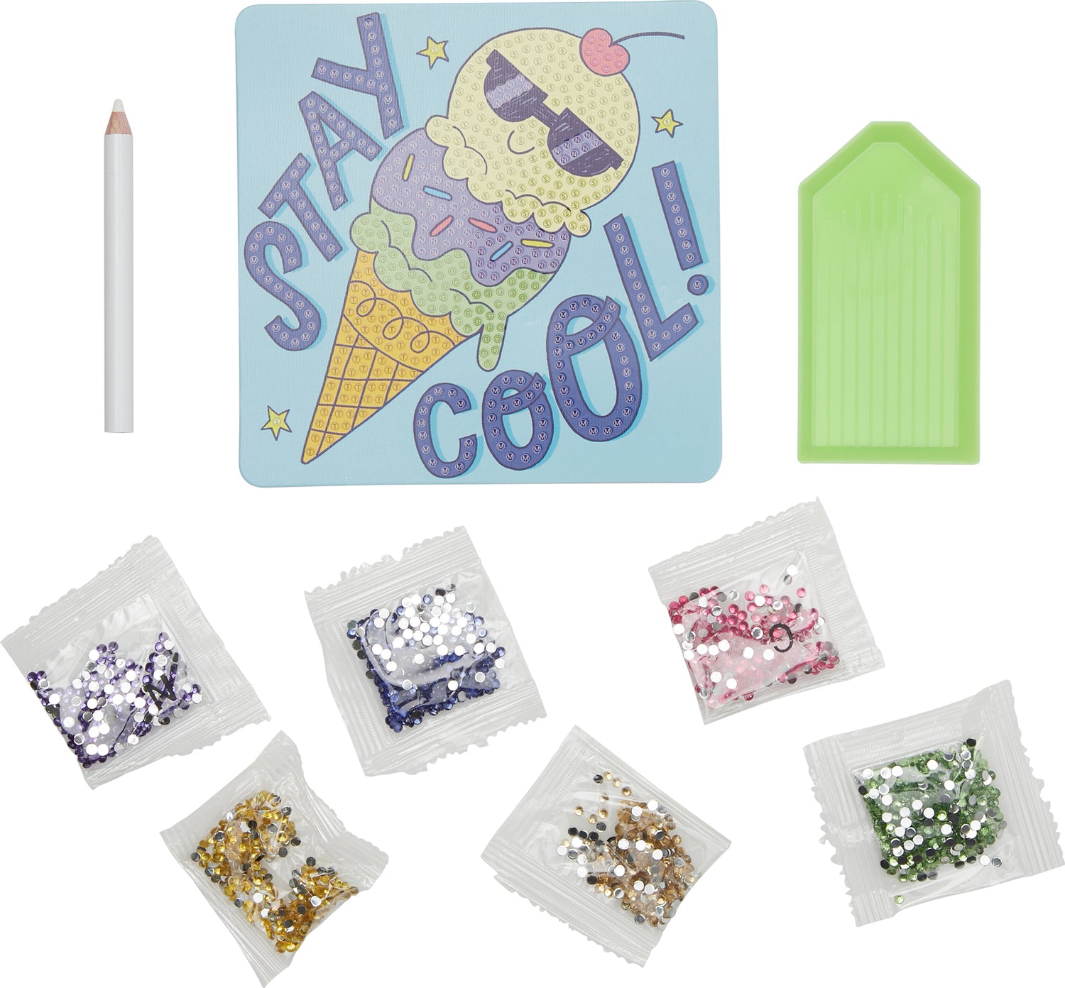 ダイヤモンドアートクラブ Ice Cream Rainbow キット Ice Cream Rainbow – Diamond Art Club