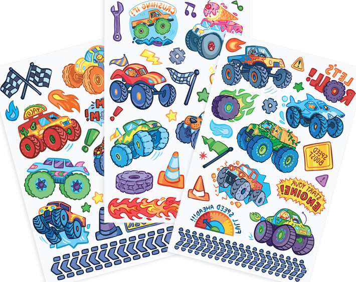 Tattoo-Palooza Temporary Tattoos - Monster Truck