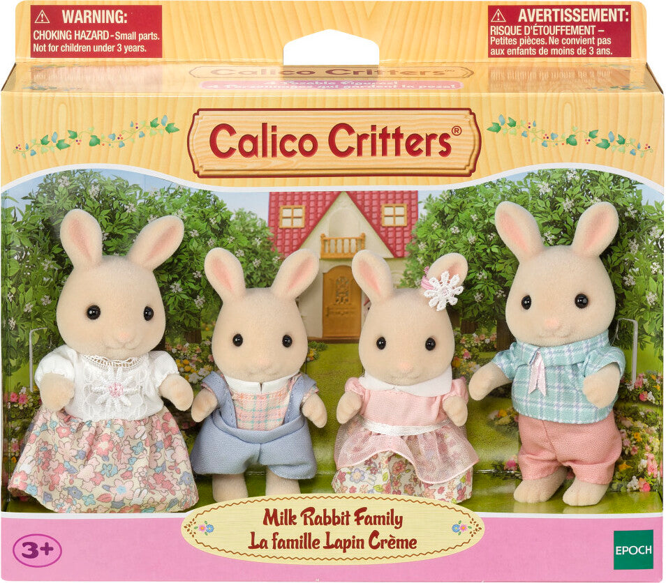 Cunico Rabbit Calico Critters Milk Rabbit Family – Awesome Toys & Gifts